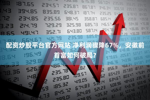 配资炒股平台官方网站 净利润骤降67%，安徽前首富如何破局？
